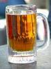 a glass of chilled beer