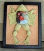 Knitted dissected frog