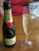 A glass of Moet et Chandon