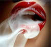 Smoking hot kiss