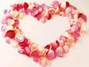 A Rose Petal Romantic Heart