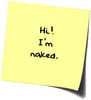 A little sticky note