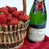 Strawberries and champagne.