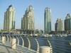 Walk along Dubai Marina