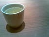 hot green tea