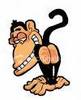 a monkey to spank