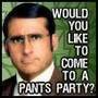 An invitation to the pants party
