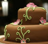 Decorated Chocolate Cake