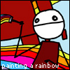 ♥  painting a rainbow for you 