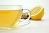 Lemon tea with ginger and lemon