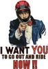 I WANT YOU To Come Riding