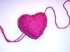  Pink Heart Shaped Yarn