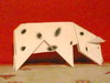 Origami cow