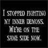 I Stopped Fighting ... 