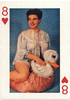 Duck Lady Eight of Hearts 