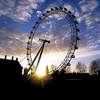 Night time ride on the londoneye