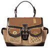 Coach Daphne Straw Top Handle Ba