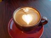 Lovers latte art