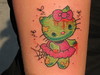 Zombie Hello Kitty Tatoo