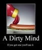 A dirty mind