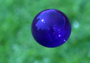 a blue bubble