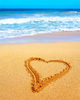 beach heart