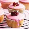 Sweet cherry cupcakes