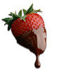 Strawberries dipped in chocolate