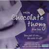 a chocolate thong