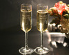 Spiral Stem Champagne Flutes 