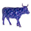 an indigo cow