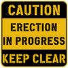 erection in progress