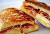 grilled cheese&amp;bacon sandwic