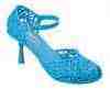 Blue jelly shoes