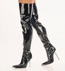 PVC Thigh High Boots