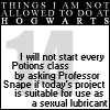 Things Not Cool In Howgarts 14