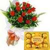 12 Red Roses and Chocolates