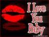 i love you baby kiss