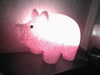 a warm lighting piggie