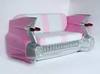 a pink cadillac sofa