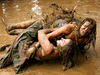 mud wrestling