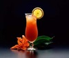 A glass of Singapore Sling