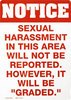 Notice, sexual harassment