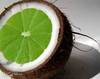 Dah lime in the coconut