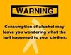 Alcohol Warning