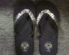 Glittering slippers