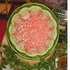 carved watermelons