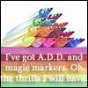 add &amp; magic markers